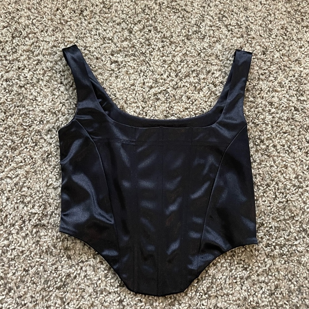 black corset top